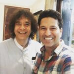 Sachin Tendulkar Instagram – It was a pleasure to have hosted the Tabla Maestro himself for lunch. #zakirhussain