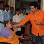 Sachin Tendulkar Instagram - Blessed to celebrate with dear Mother