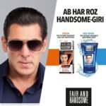 Salman Khan Instagram - Jo andar se fair, vo bahar se handsome, @fairandhandsome Face Wash and Radiance Cream. #Handsomegiri #InstantRadiance #FairAndHandsome #partnership Stay safe, stay radiant.