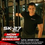 Salman Khan Instagram - Banging SK-27 gym in Bengaluru @sk27gymbangalore1 @beingstrongglobal