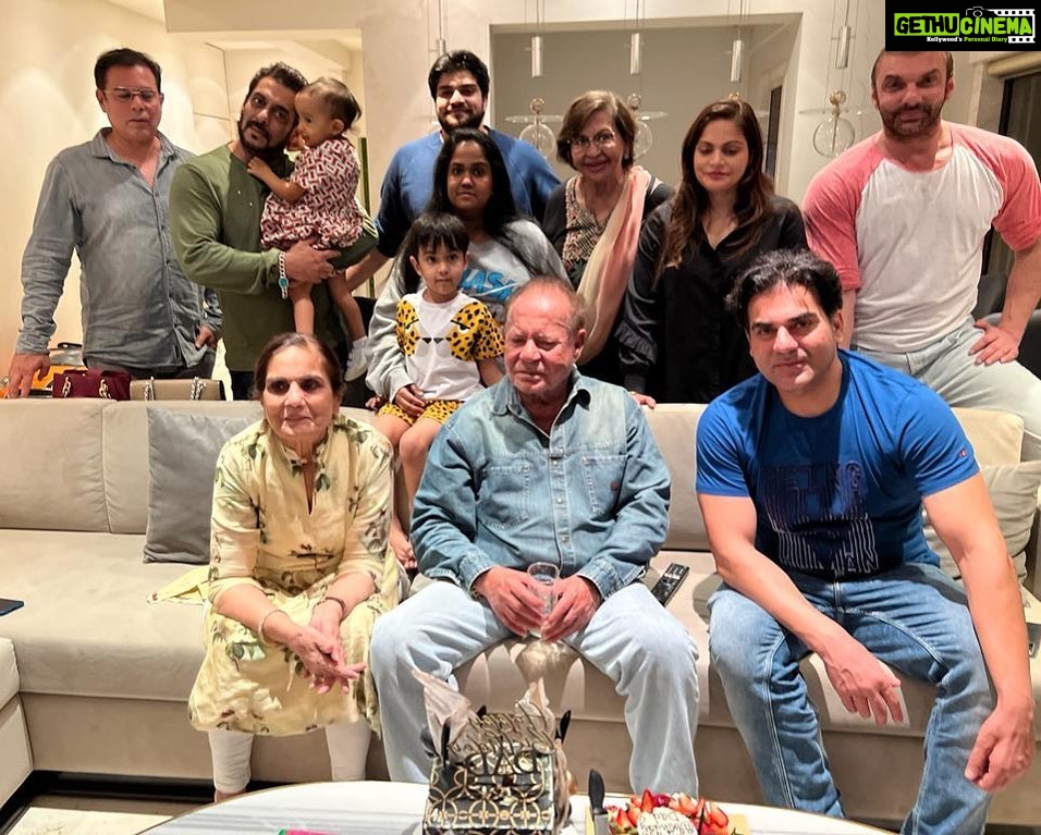 Salman Khan Instagram - Happy bday dad …