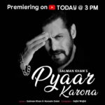 Salman Khan Instagram – Emotionally paas rahona, physically duurr rahona, aise hi is lockdown tak #PyaarKarona !
(Link in bio)

@thesajidwajid @adityadevmusic @hussain.dalal  @believe_india @saajan_singh23 @abhiraj88

#StayHome #Lockdown #NewMusic #IndiaFightsCorona