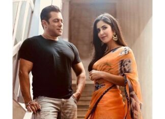 Salman Khan Instagram - सीढ़ी , साड़ी , लड़की #Bharat #Promotions @katrinakaif