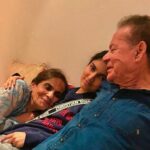 Salman Khan Instagram - Alizeh with her nana and nani .