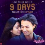 Salman Khan Instagram - 9 Din main dekho #Loveratri ka trailer. 6th August! #LoveTakesOver @aaysharma @warinahussain @abhiraj88 @skfilmsofficial @tseries.official