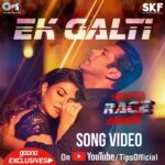 Salman Khan Instagram - Watch #Race3 ka naya romantic track #EkGalti : http://bit.ly/EkGaltiOfficialSong @RealShivai @tips @jacquelinef143 @RameshTaurani @SKFilmsOfficial @gaana.official