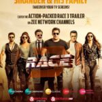 Salman Khan Instagram - Catch the action packed #Race3Trailer tonight 8pm on #ZeeNetwork channels #Race3ThisEid @zeecinema @skfilmsofficial @remodsouza @rameshtaurani @tips @2454abudhabi