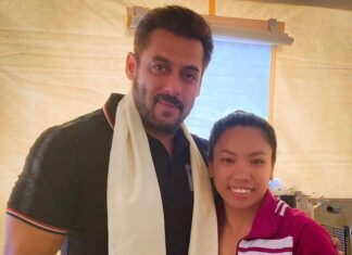 Salman Khan Instagram - Happy for u silver medalist @mirabai_chanu .. lovely meeting with u … best wishes always!