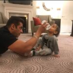 Salman Khan Instagram - Ahil and me time ❤