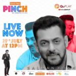 Salman Khan Instagram – Eid ke din eidi toh banti hai. 
Here’s presenting the first episode of #QuickHealPinchByArbaazKhan season 2 where @arbaazkhanofficial and I had a fun and insightful conversation on cyber bullying!

To watch the full episode click on the LINK IN BIO

@quplaytv @quickheal_technologies @zee5 @myfmindia @polycabindia @aam.walla @breeze_powai @officialjoshapp

#QuickHealPinch #QuPlay #QuPlayTv #PINCH #PINCHSeason2 #PINCHByArbaazKhan #ArbaazKhan #TalkShow #OnlineShow #BollywoodCelebrities #Bollywood #FunShow #SocialMediaTrollers #Trollers #ComingSoon #PinchingSoon #TalkShows #PolycabLED