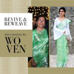 Samantha Instagram - Give your mother’s classic handloom saree a fresh new look. Share the picture like I have, with the hashtags #ReviveHandloom & #Woven2017 Top 5 looks of my choice will win invites to WOVEN - A fashion show showcasing the rich weaves by Telangana’s skilled artisans. Contest ends 31st July. See you August 7th!! 💃💃💃