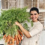 Samantha Instagram - The menu this week ... Carrot juice , carrot pachadi , carrot halwa , carrot fry , carrot pakodi , carrot idli , carrot samosa 🤓 #growwithme