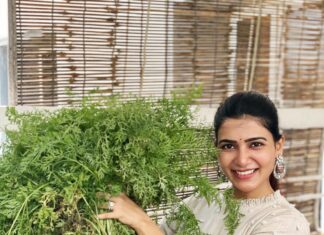 Samantha Instagram - The menu this week ... Carrot juice , carrot pachadi , carrot halwa , carrot fry , carrot pakodi , carrot idli , carrot samosa 🤓 #growwithme