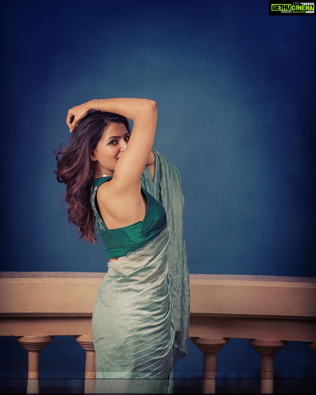 Samantha Instagram - 💚.... In @studiobhang Jewellery@sheetalzaveribyvithaldas Styled by @jukalker 📸 @sreekruthsravan M&H @sadhnasingh1 @koduruamarnath