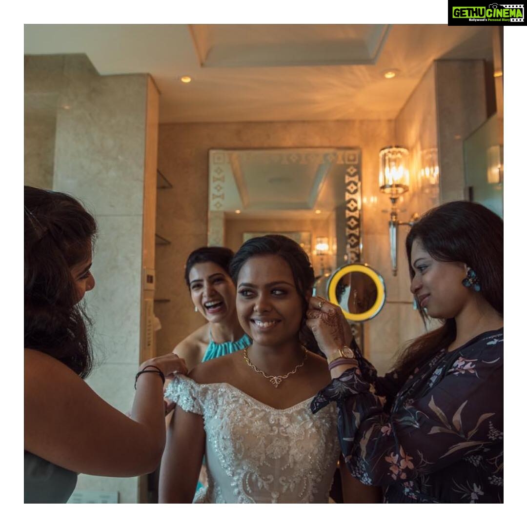 Samantha Instagram - 💃💃💃💃 congratulations my lovely @inmybubble6686 👰👰👰 ..so freikin happy for you my beautiful friend with the most beautiful heart .. @anushajegadeesh