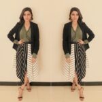 Samantha Instagram - For a mobile store launch . Styled by @jukalker , Outfit by @431_88 ,earrings borrowed from @sadhnasingh1 😁😘 @viangevintage and the most comfortable heels ever @gucci