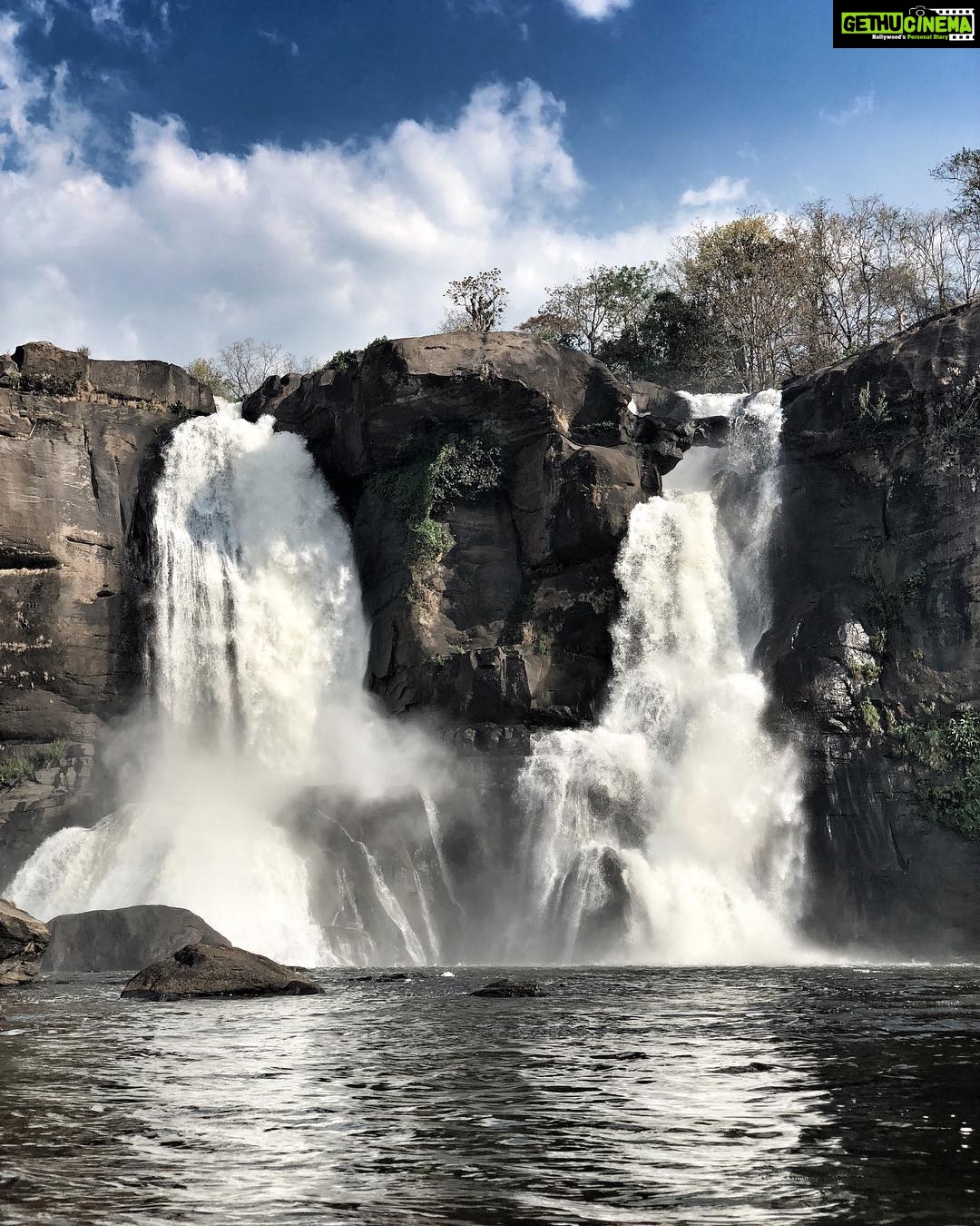 Samantha Instagram - Day 1 #chalakudyfalls 😍 #sk12 #songshoot