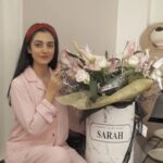 Sarah Khan Instagram - @neelos_salon thank you for always pampering me with so much love and care ♥️♥️♥️ I love you Neelo jee for making my birthday even more special 🥰♥️ and you know you’re my special ✨