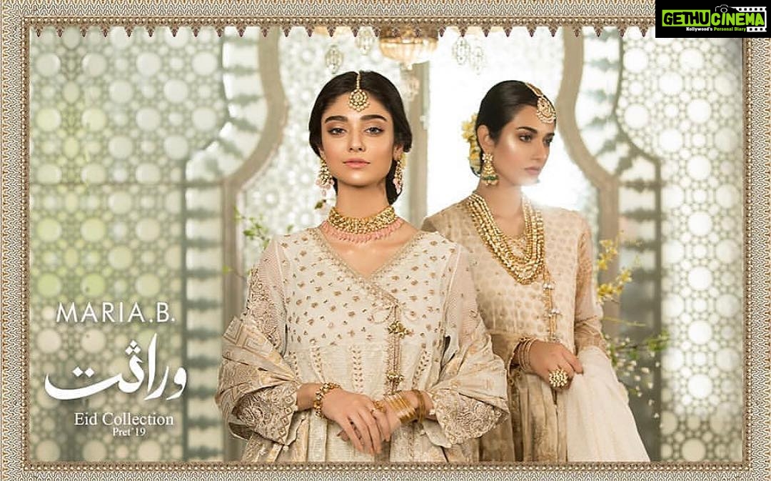 Sarah Khan Instagram - @mariabofficial @noorzafarkhann #comingsoon #wirasat2019