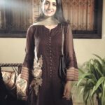 Sarah Khan Instagram - Wearing @dhanak.official ♥️