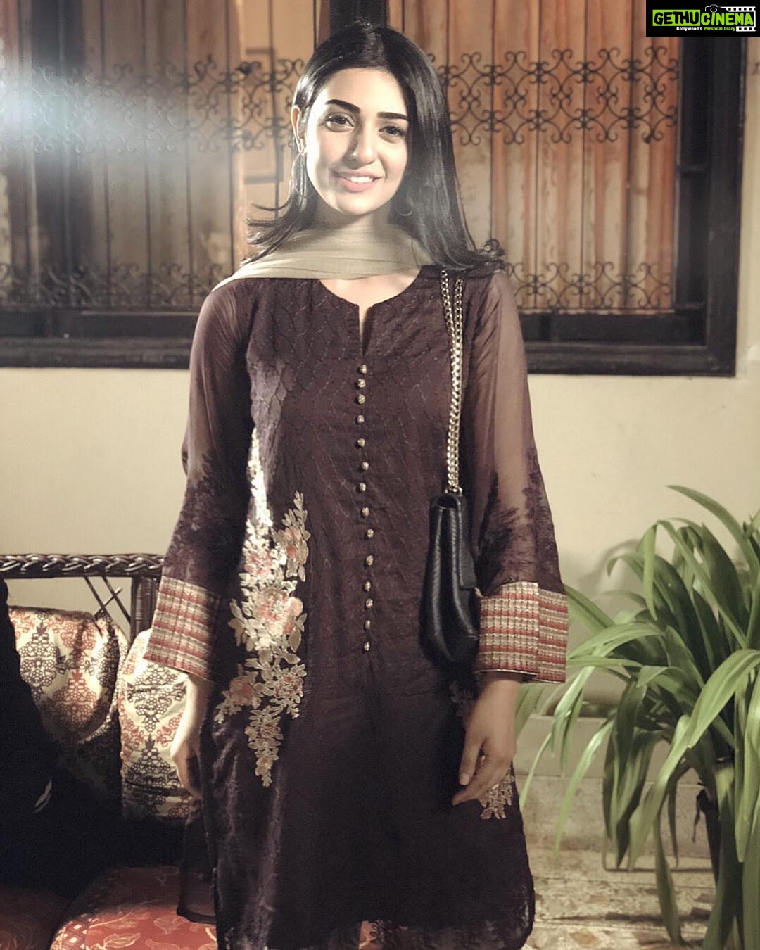 Sarah Khan Instagram - Wearing @dhanak.official ♥️