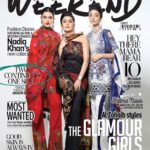 Sarah Khan Instagram – Grab your copies! @weekendmagazine 
@alzohaibtextile