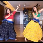 Sargun Mehta Instagram - Tried belly dancing.. Teacher/partner - @yoshetaa @teamnaach Pretty skirts styled by - @anusoru Video - @ohmygosh_joe Song - lal bindi Should i try and do another song ya....?