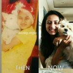 Sargun Mehta Instagram - Pebbles and moyo .. I miss pebbles 💝