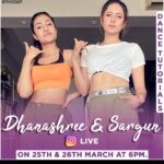 Sargun Mehta Instagram - I was bored so i thought i would learn a dance routine on video call and then realised we could do it live on Instagram as everyone is bored😄. Ghar raho , fit raho . Join us today for a fun class . Choreographer- @dhanashree9 Student - me Song - lehnga by jass manak