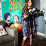 Sargun Mehta Instagram - #KALASHAHKALA kiven lag rahi ae ? Te dasso tuhada favourite scene kehda ae ?? #pressconference #toronto #canada #traveldiaries #winterfashion #canadawinter