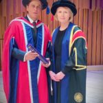 Shah Rukh Khan Instagram – Thank u for the honour #universityoflaw & my best wishes to the graduating students. It will encourage our team at @meerfoundationofficial to strive ‘selfishly’ to share more.