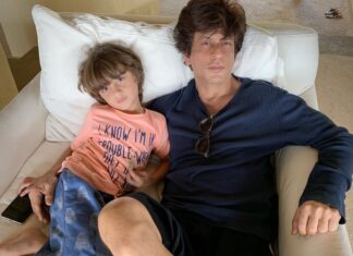 Shah Rukh Khan Instagram - Weekend Research: “ A survey has found One in Three men are just as lazy as the other Two”. We r the other two and we don’t agree mom!
