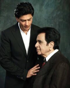 Shah Rukh Khan Instagram - To the one and only, who amazed and inspired the world by just being himself... Wishing the legendary #DilipKumar a very Happy Birthday. I cherish and remember every time we’ve met in vivid detail and you have always loved me like your own. Love you tooo much. Have a good one Dilip Sahib.