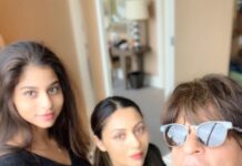 Shah Rukh Khan Instagram - Two many beautiful women..Too little time. Will be back NYC to savour their company & love again...soon.