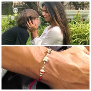 Shah Rukh Khan Instagram - Raakhi done...with a promise in the family to respect all women. Respect for women will make u inspired, make u tender hearted & morally strong. Happy Raakhi to all ye bros out there...& respect to all sisters.