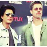 Shah Rukh Khan Instagram - My best to David & Brad for the release of War Machine on @netflix . Pleasure to meet u both & Brad the dance remains.