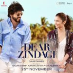 Shah Rukh Khan Instagram - Here's the second #DearZindagi poster!