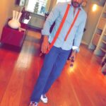 Shah Rukh Khan Instagram – Trying a JordanMessi combo.