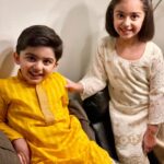 Shaheer Sheikh Instagram - #spreadinghappiness #amazingAairah & #adorableAadam