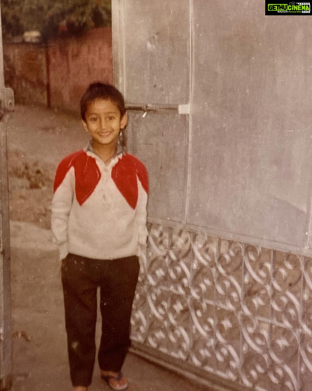 Shaheer Sheikh Instagram - I’ve always been a traveller at heart… but the best trip I’ve taken in recent times, is down memory lane... made me realise a lot of things. Beautiful priceless memories and I think I will share snippets of my journey with u guys. #DownMemoryLane #stayhome #staysafe #fromthebeginning #bachpanse #11yearsofshaheersheikh