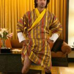 Shaheer Sheikh Instagram - So I tried the Bhutanese traditional dress for men called Gho and I am sure u r not suppose to hold it up like that.. #madMe #shaheersheikh #donottrythisathome