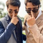 Shaheer Sheikh Instagram – Shady guys @ritvik_arora #brothers #shaheersheikh #yehrishteyhainpyaarke