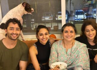 Shaheer Sheikh Instagram - About last night.. #HAPPYBIRTHDAYMAA Love u to the moon and back.. @supriyapilgaonkar Happy birthday @sachin.pilgaonkar