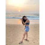 Sherlin Seth Instagram – Missing the salty breeze and beautiful sunsets ❤️ Morjim, Goa