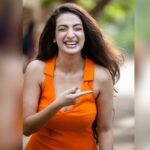 Sherlin Seth Instagram - Hoppity, skippity Sherry ! . . @abhinay_venkat @vinaydev628 @demarcofq @pavantanooj_photography @_a.w.o.l_ . . . . . . #happygirl #kids #cutegirl #sherlinseth #orange #foryoupage #forme #viralpost #hotgirl #bubbly #actress #tamilactor #tamilheroine #jammukashmir #kashmirigirls #milkyway