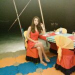 Sherlin Seth Instagram – Private dinner at floating deck 
#lakshadweep #floatingjetti Sandy Beach Resort , Kavaratti