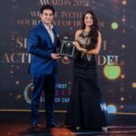 Sherlin Seth Instagram - Honoured to have received this award from @arbaazkhanofficial sir and shared the stage with all these dignitaries. Thankyou @invoguecompany for the felicitation! 🧿 #grateful #blessed @devangshah82 @shreyastalpade27 @aksharaa.haasan @alimercchant @juggysandhumusic @arunjain_01 @whosunilgrover @ajay.chabbria @giorgia.andriani22 . . . . . . . #southindianactresses #tamilactress #tamil #sherlinseth #arbaazkhan #salmankhan #bollywoodmovies #trending #foryoupage #foryou #forme #viral #viralpost