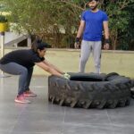 Shilpa Manjunath Instagram – No cheat day😬
.
This man @fitness_trainerdeepak 💪💪
.
#saturdayvibes #motivated 
#shilpamanjunath Bangalore, India