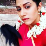 Shilpa Manjunath Instagram – Shoot time.. #villagegirl #movietimes