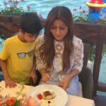 Shilpa Shetty Instagram – Basking and binging in the beauty of Venice ..Had the freshest tastiest tiramisu ever ..Like they say.. Molte bene!!👌👌👏👏… #venice #italy #cruising #gratitude #family #famjam #holidays #sundaybinge #cipriani Cipriani, A Belmond Hotel